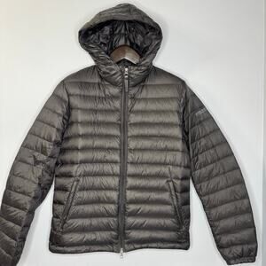 Woolrich John Rich & Bros Lightweight Down Puffer Jacket Black Men's M